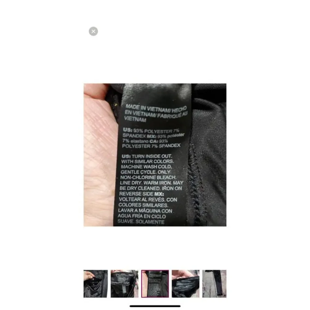 White House Black Market | Black Velour Crushed Velvet‎ Convertible Pants Sz 10